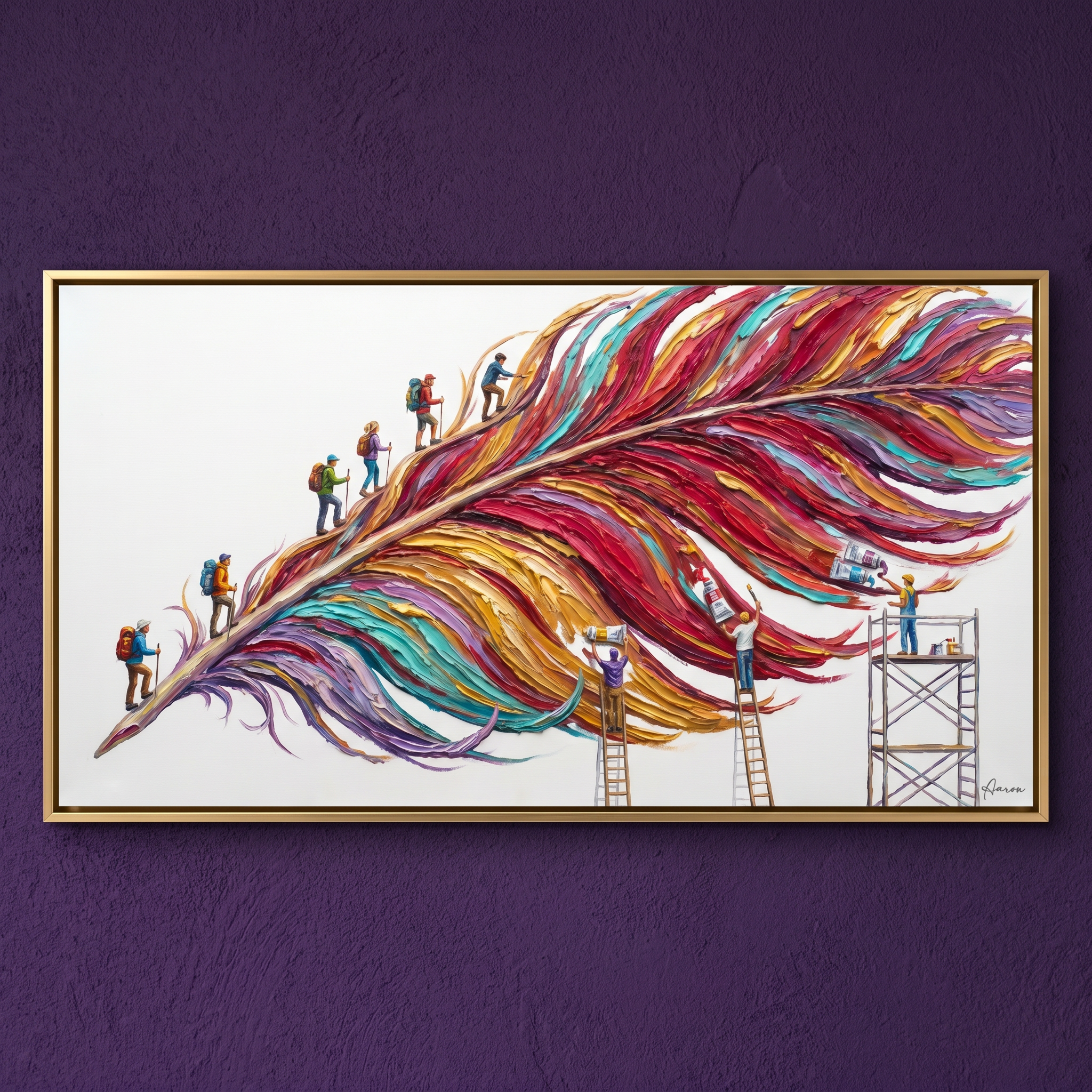 Writing Feather 48