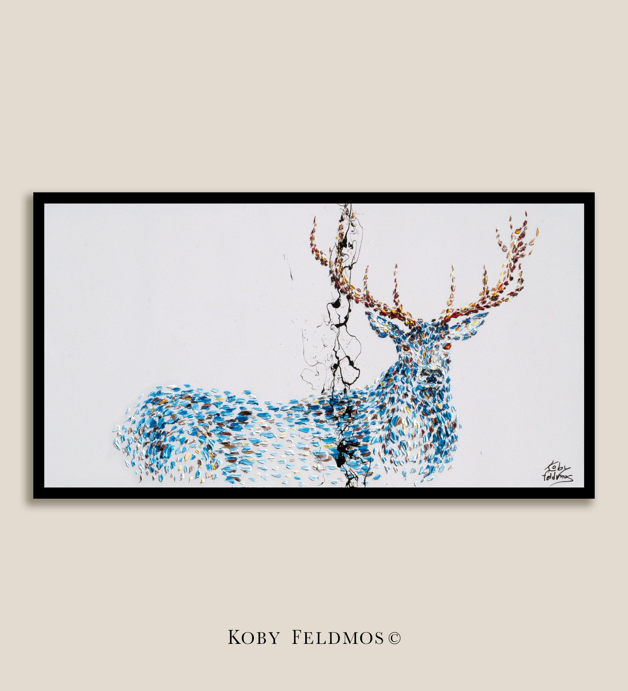 Abstract Stag 55