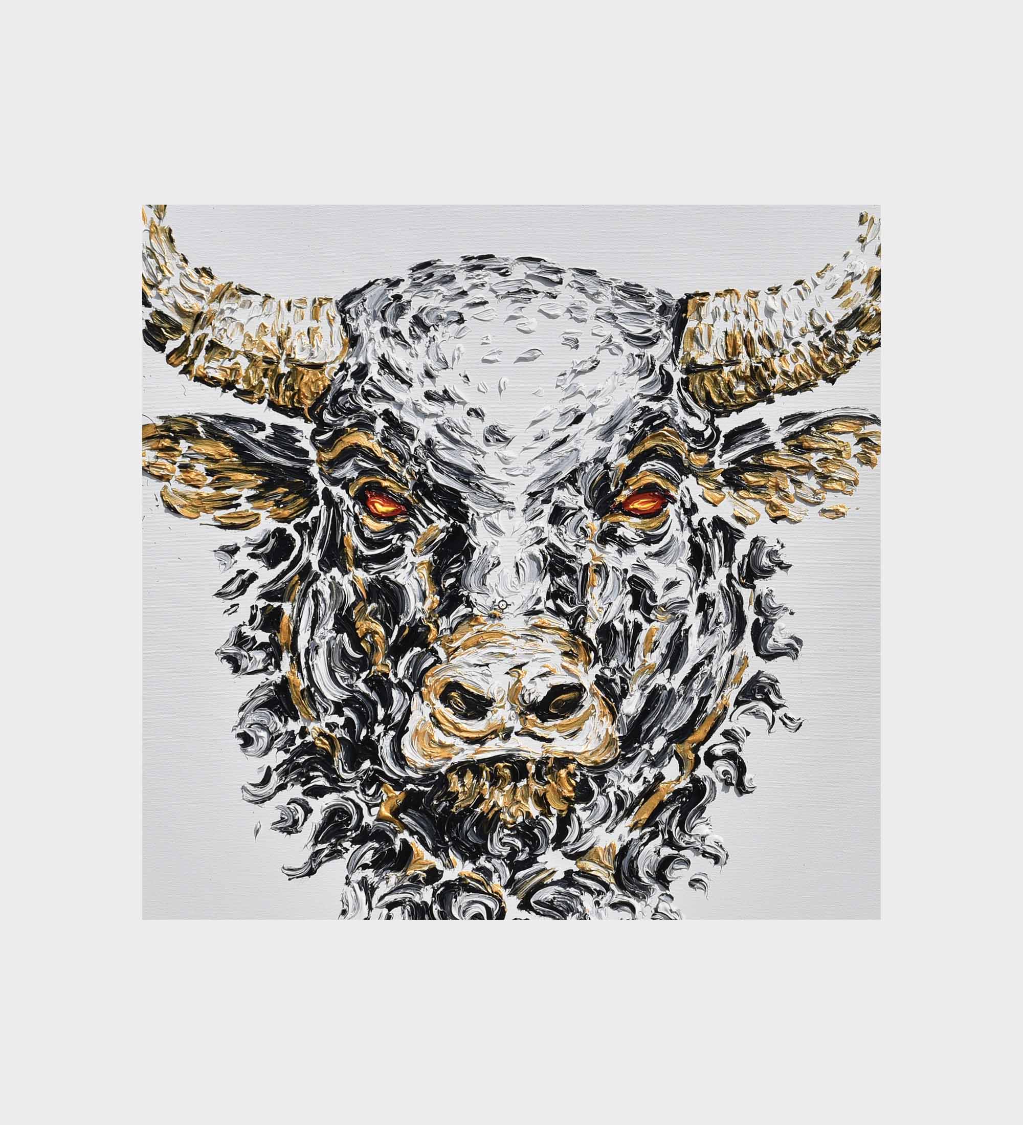 Wall St. Bull Portrait (new) 35