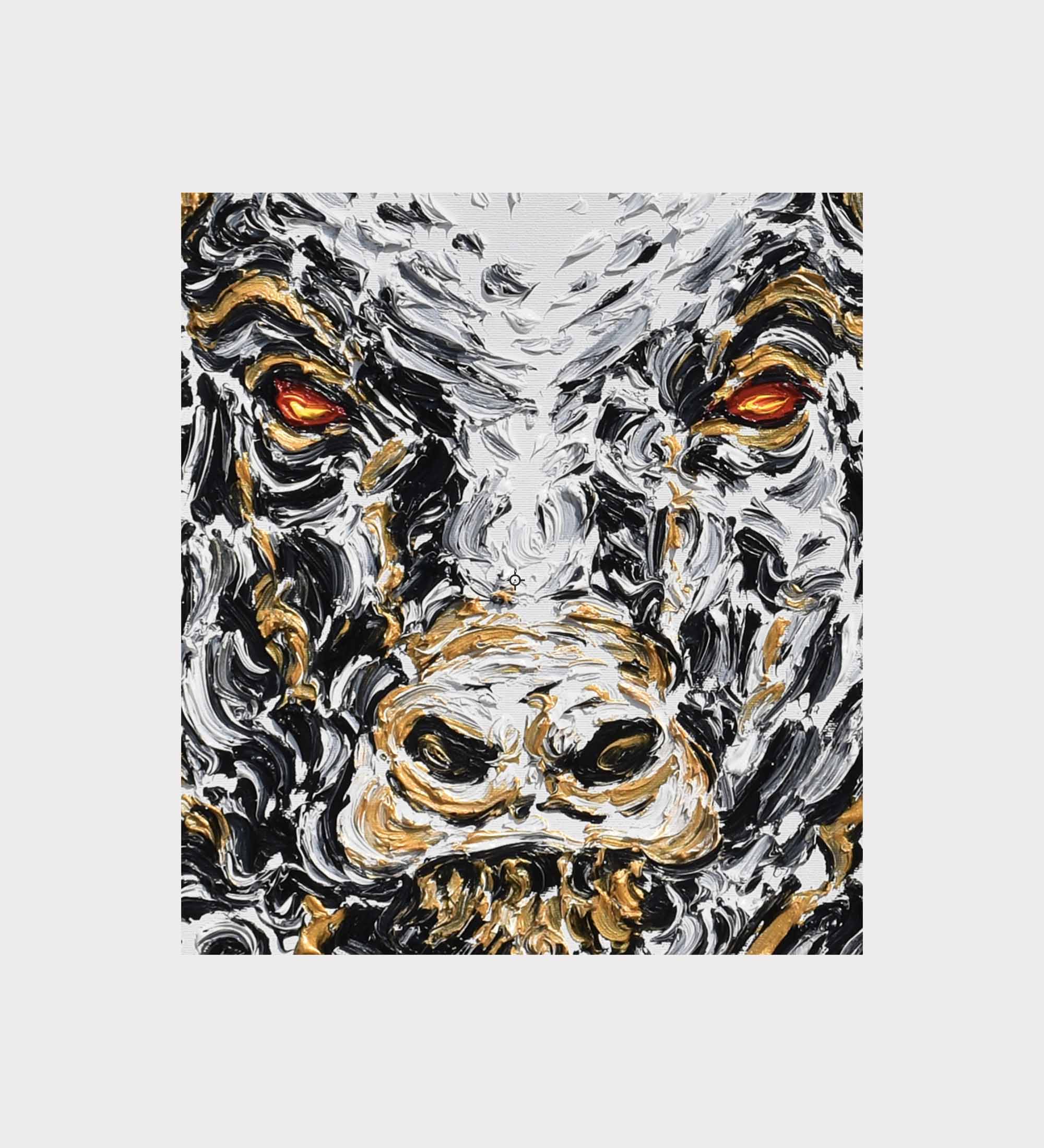 Wall St. Bull Portrait (new) 35