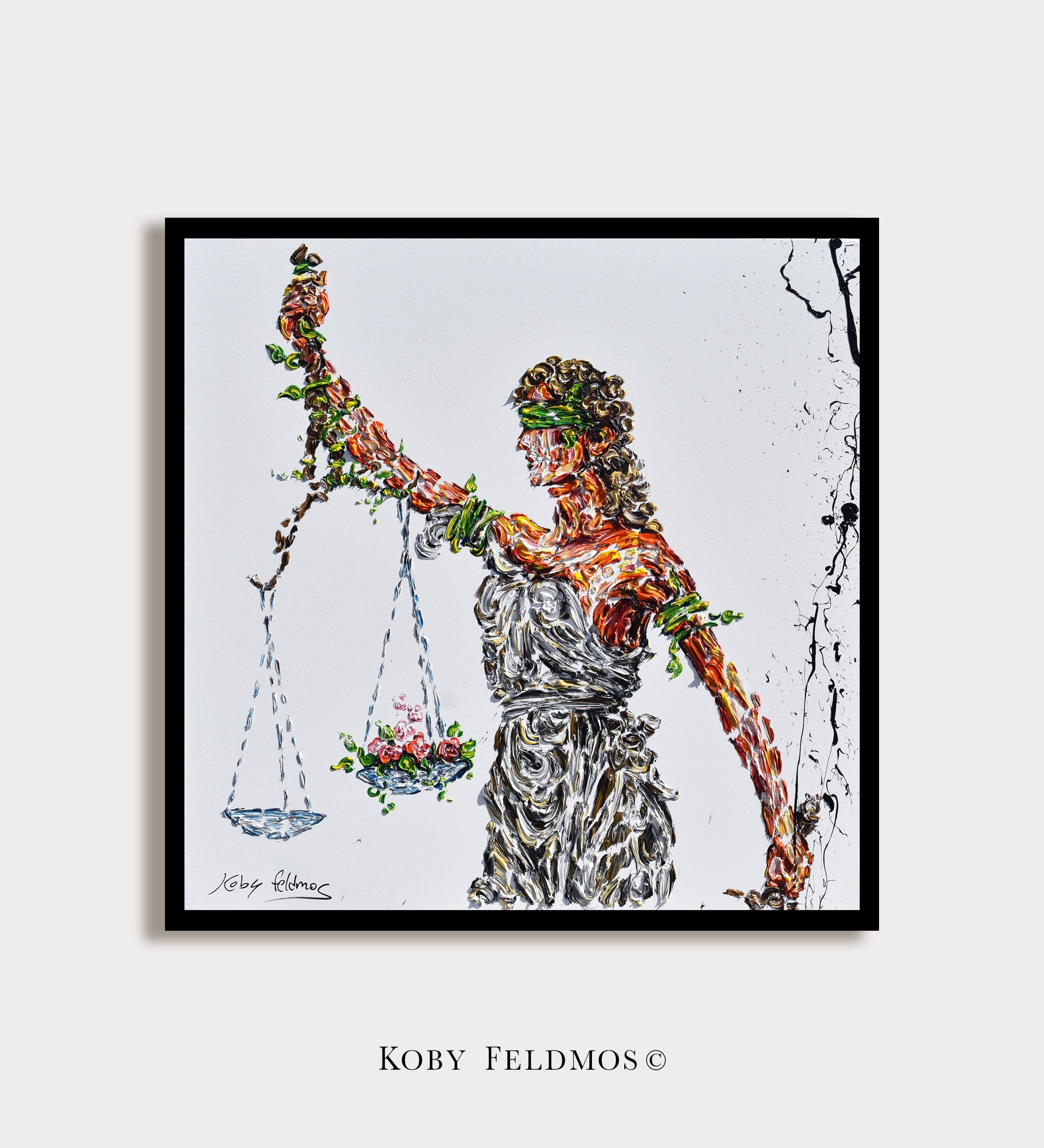 Lady of justice new, 35”