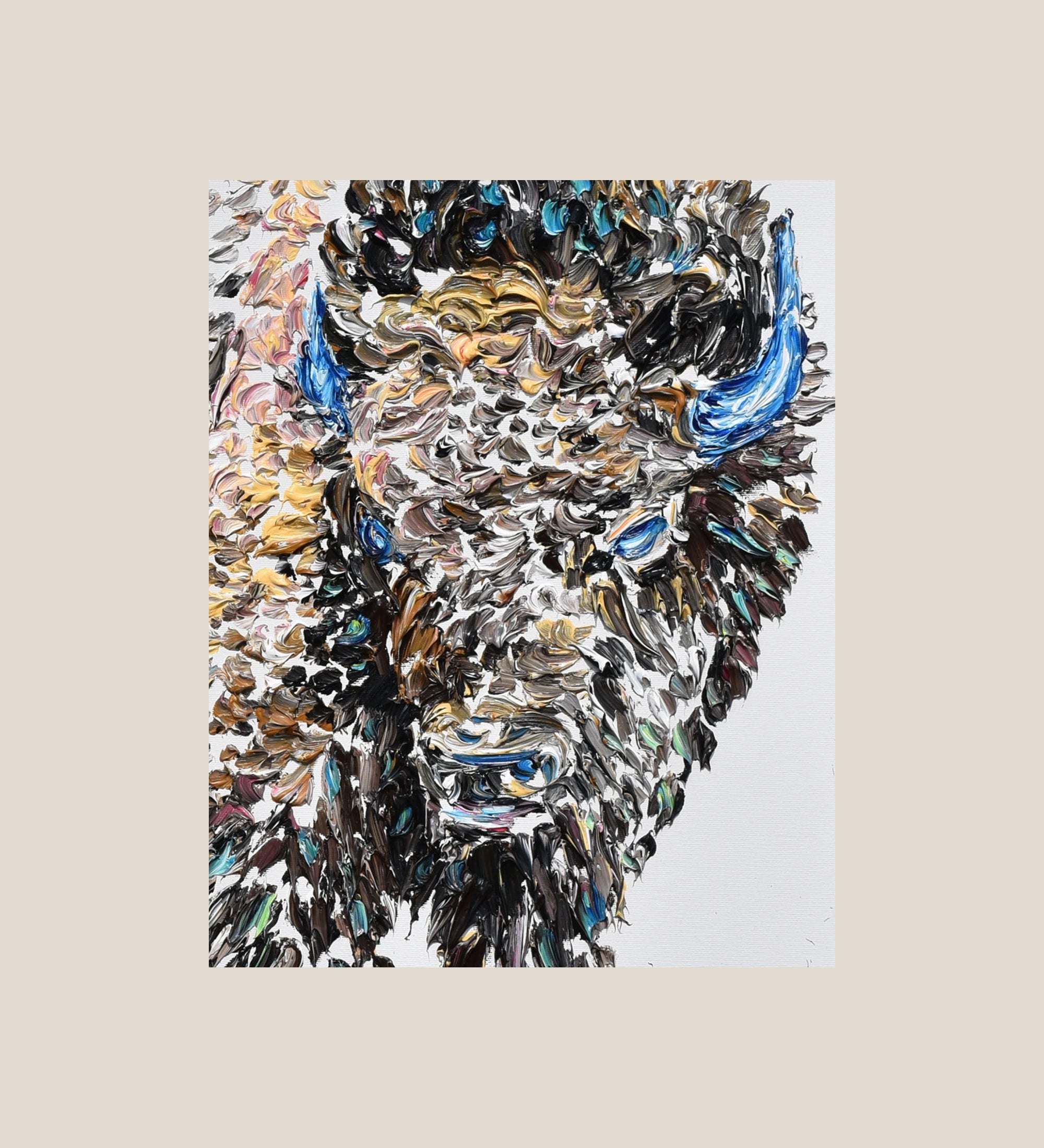 Abstract Bison 40