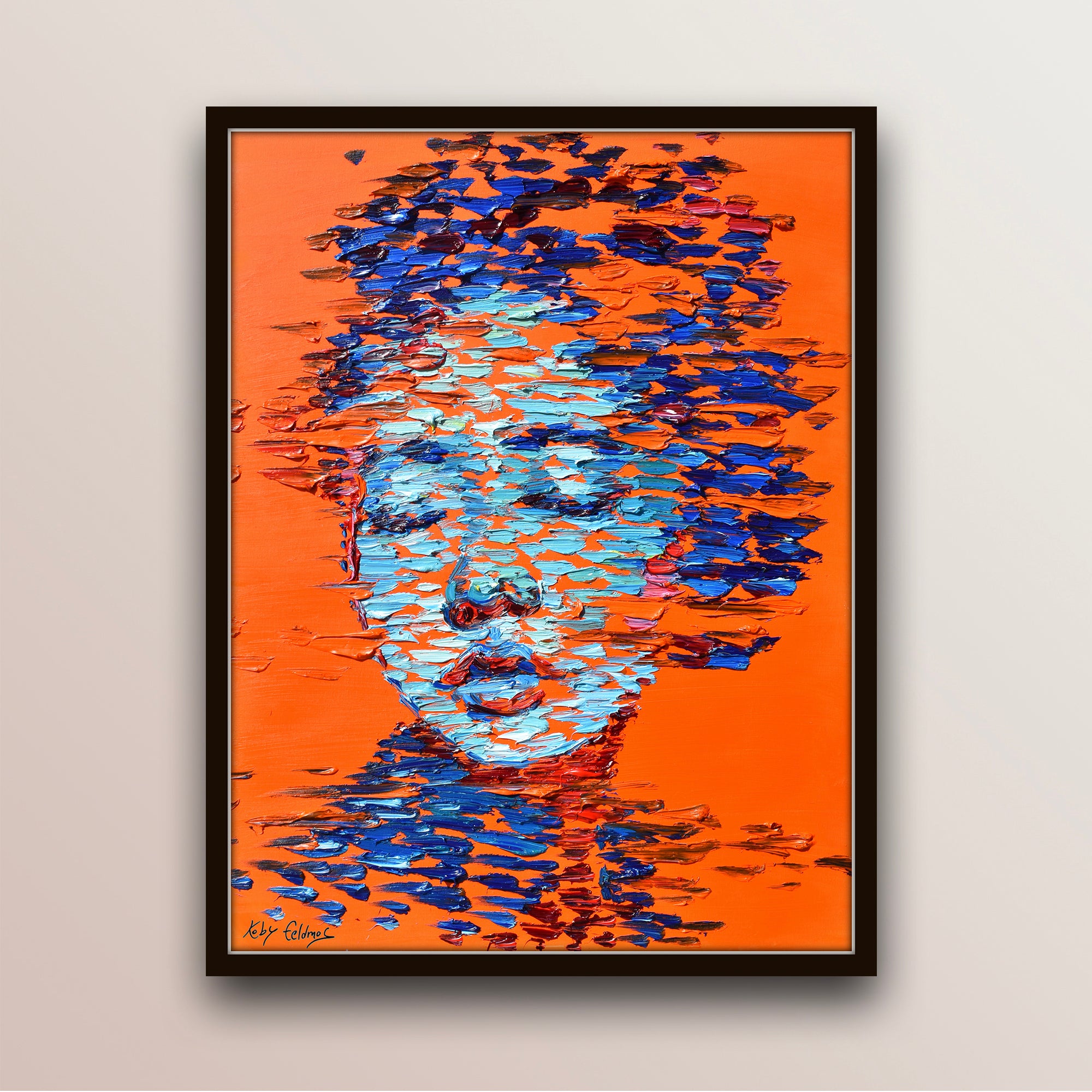 Blue Against Orange 40