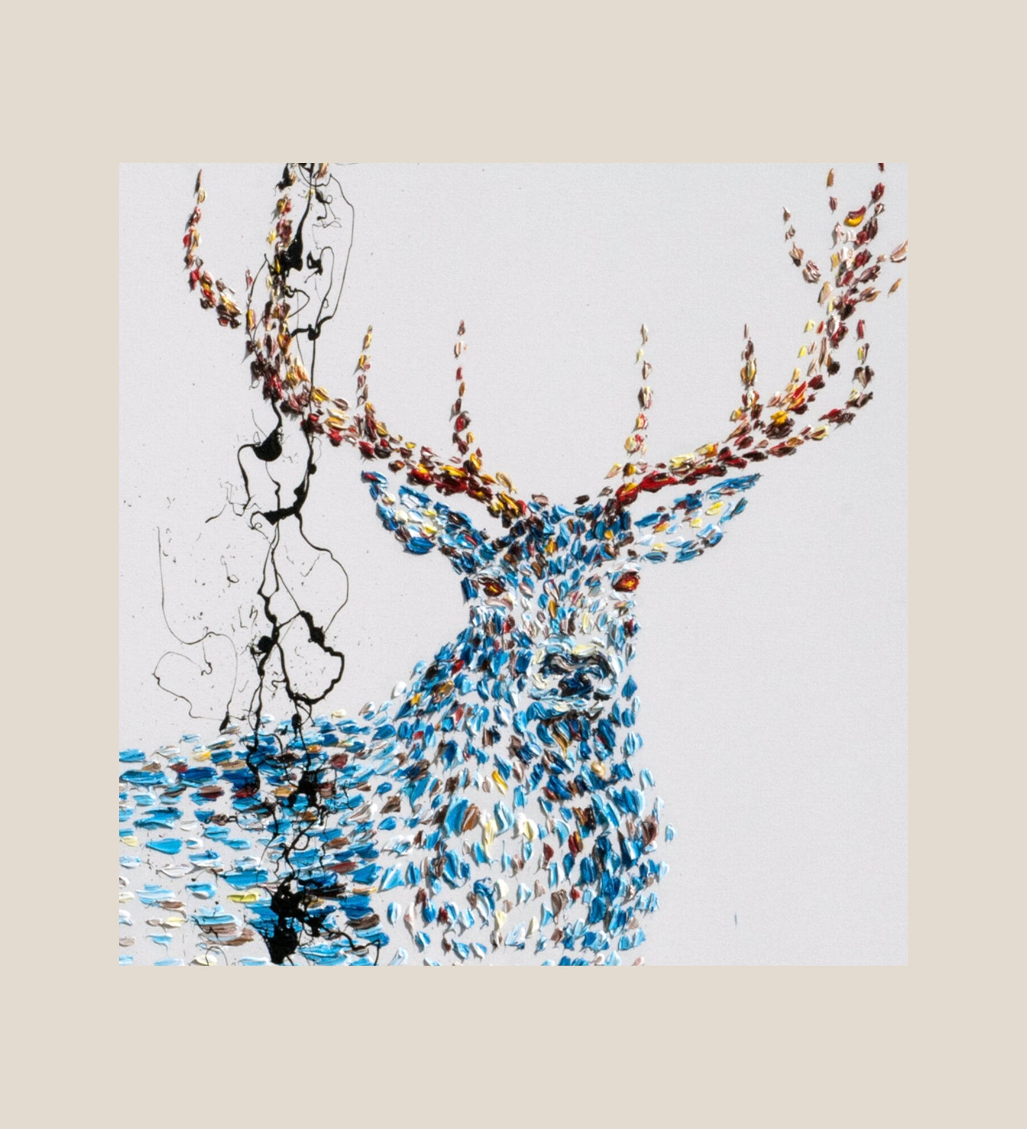 Abstract Stag 55