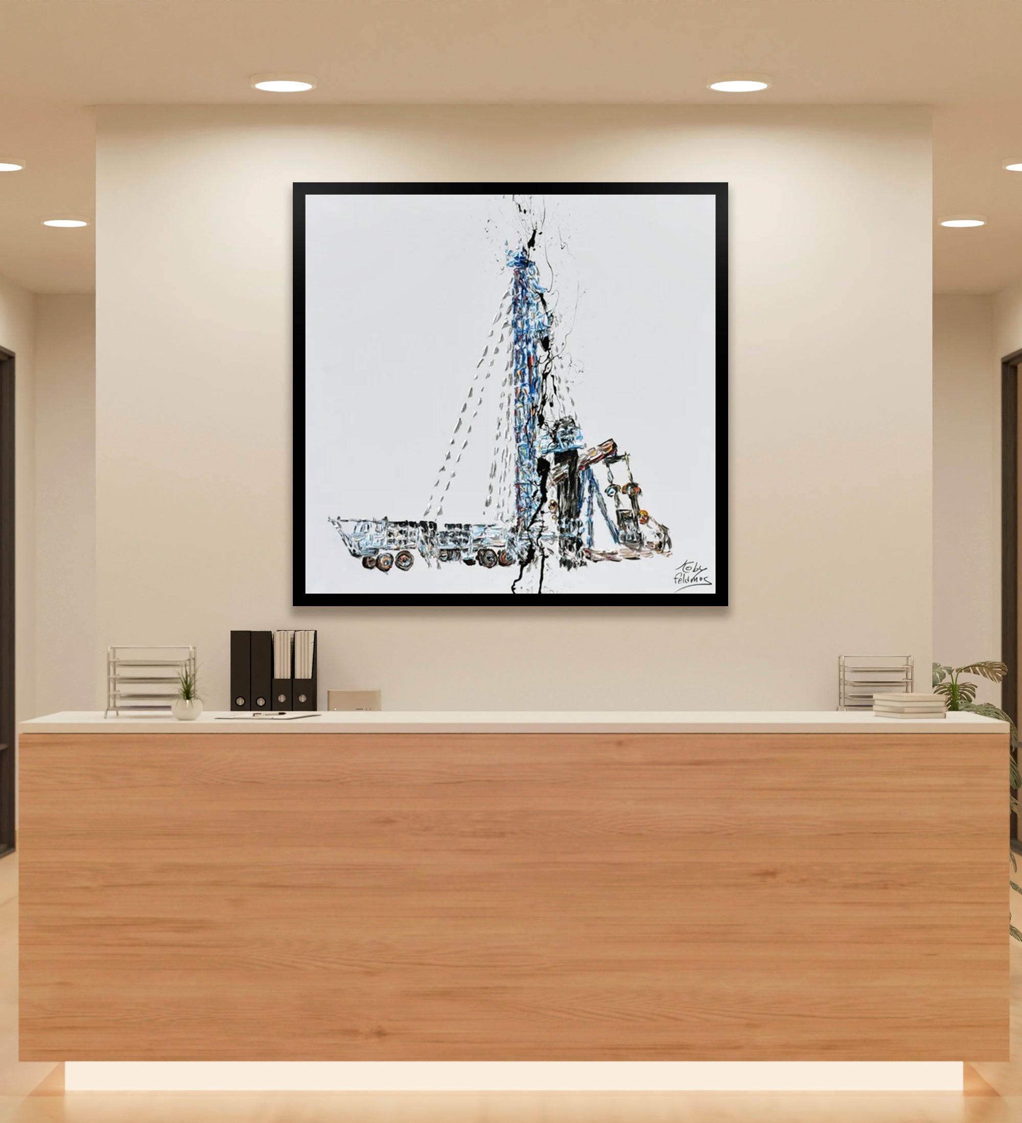 Custom painting, Oil drilling industry 35