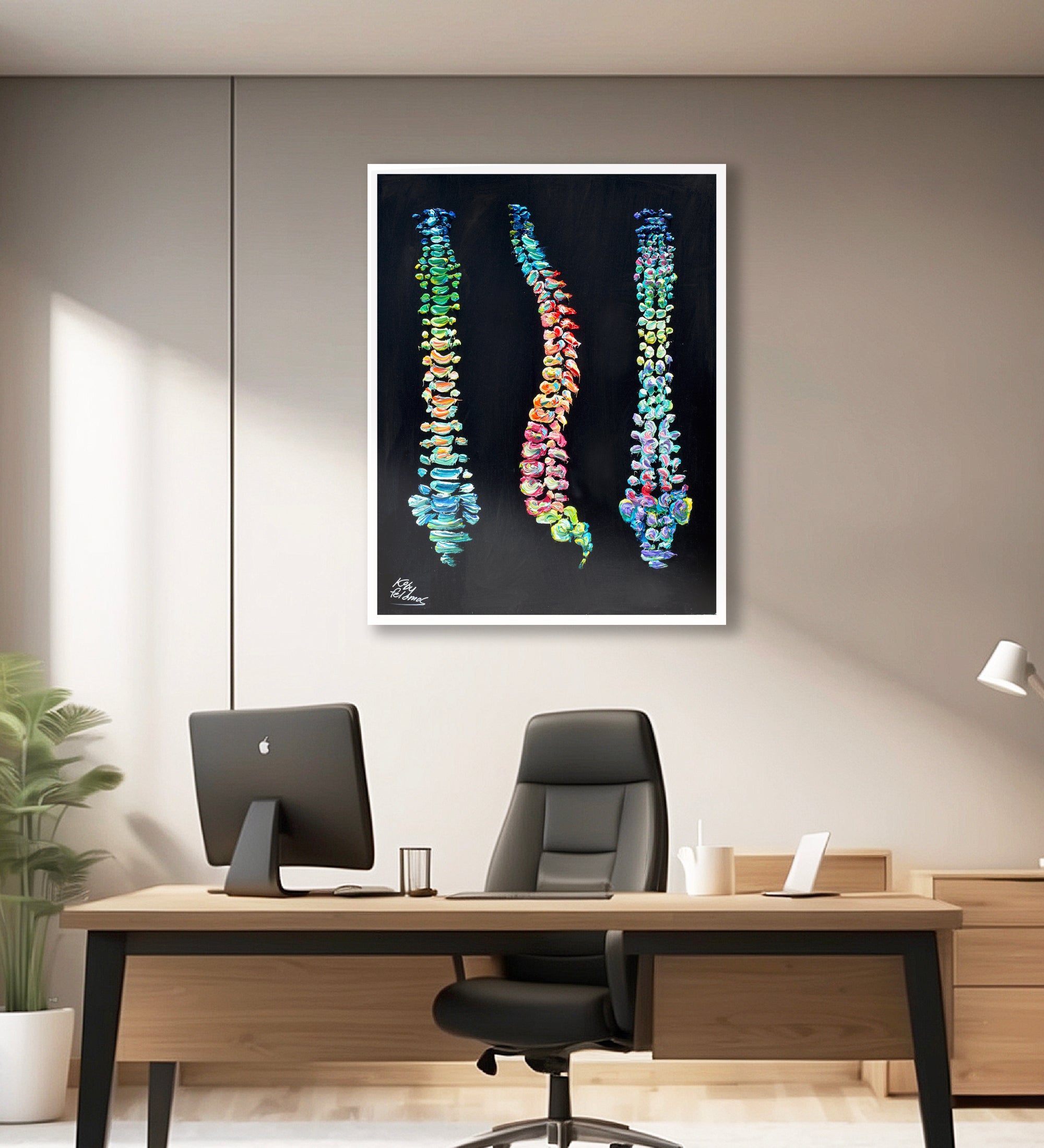 Spine Anatomy (Black BG) 40