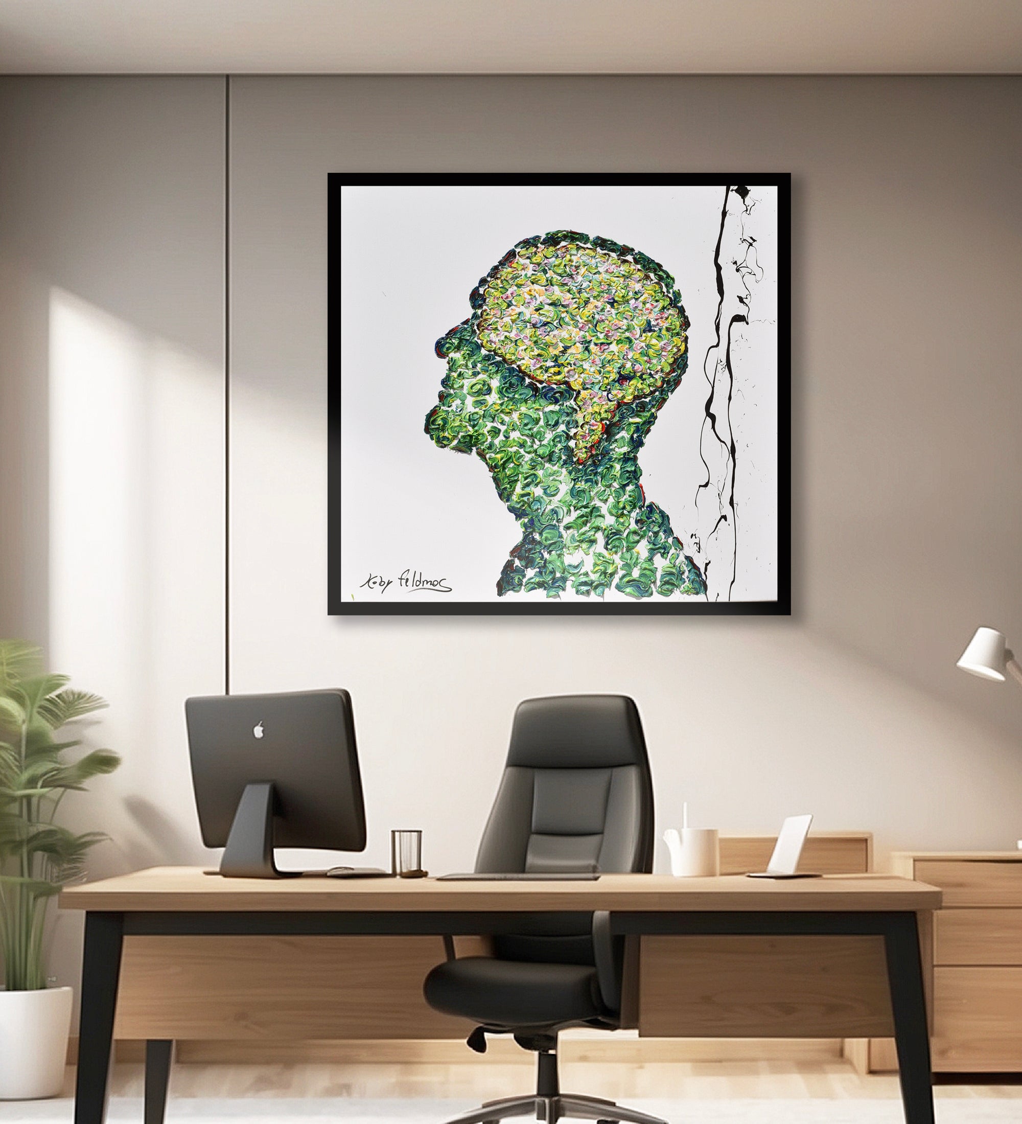 Human brain (artistic flowers) 35