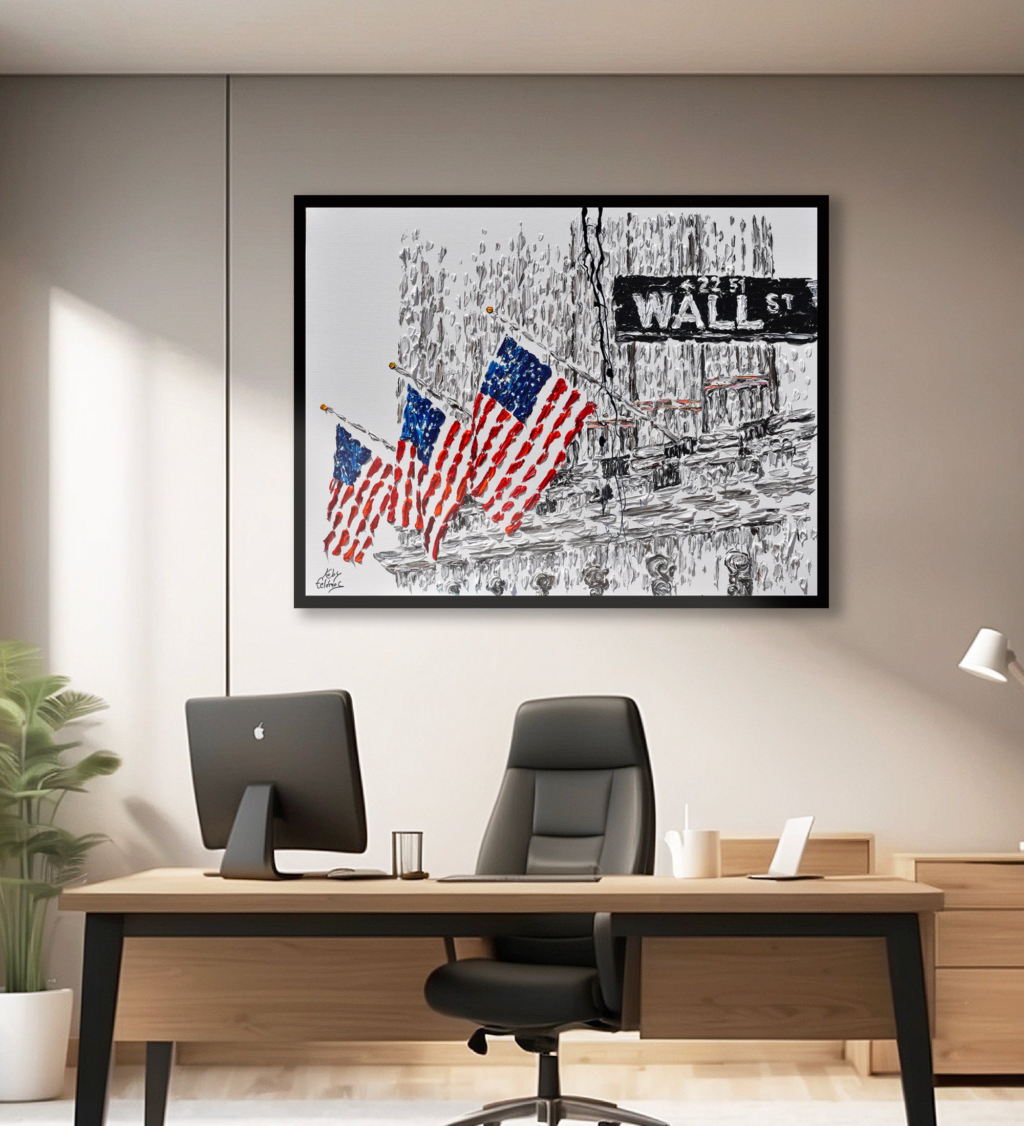 Wall St. Buildings 40”