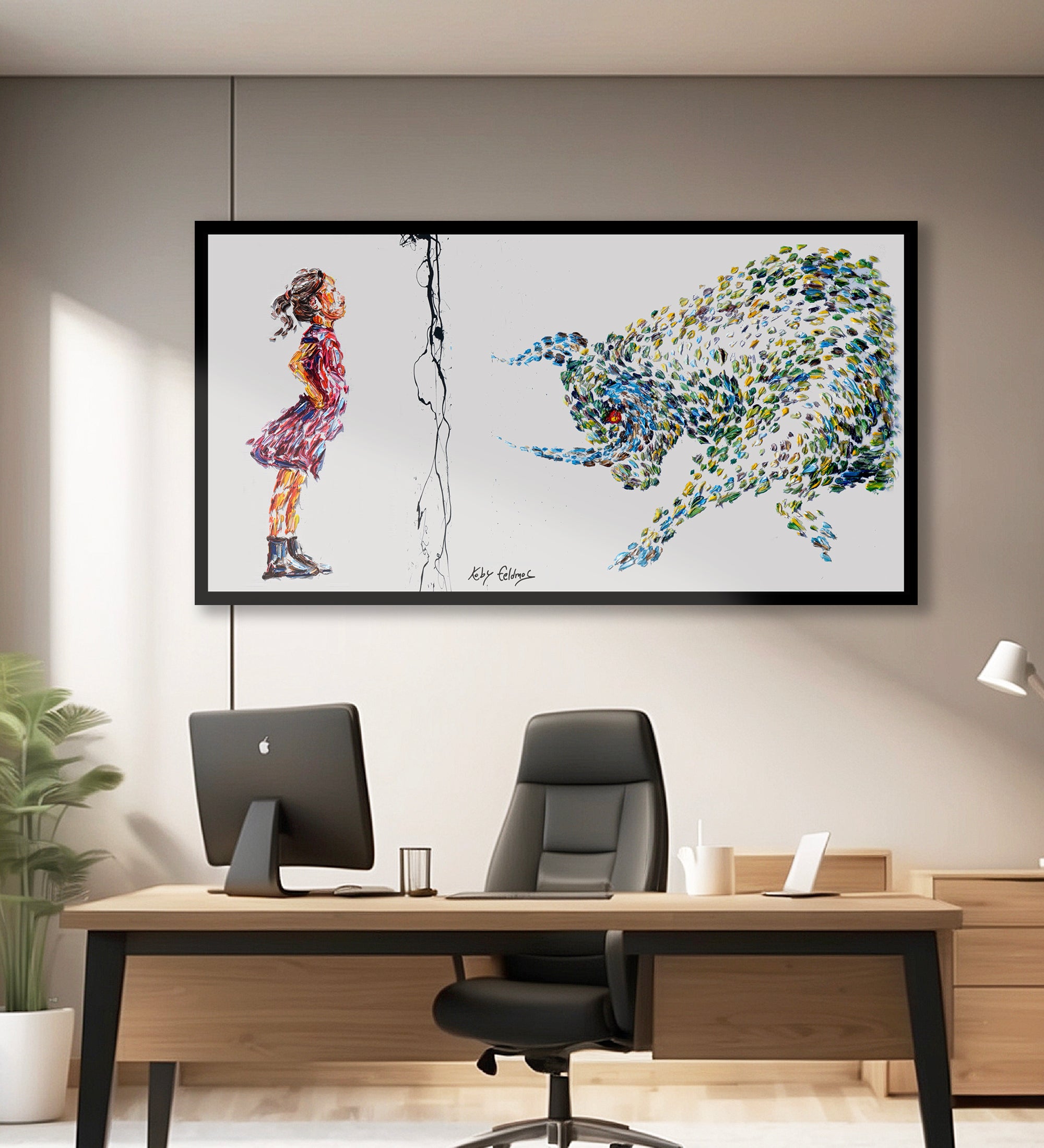 Girl Vs. Bull (Green) 55