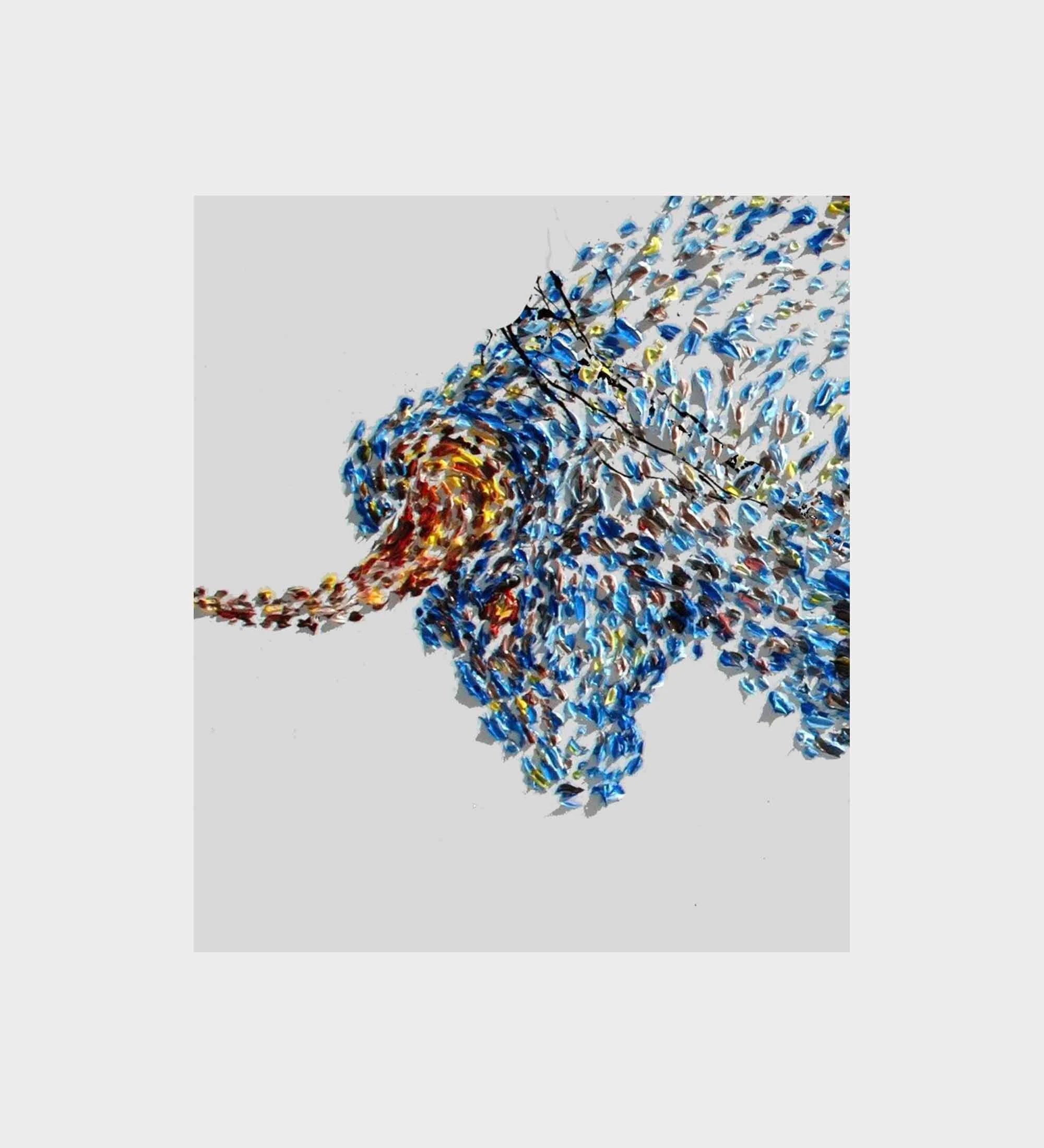 Girl Vs. Bull (Blue) 55