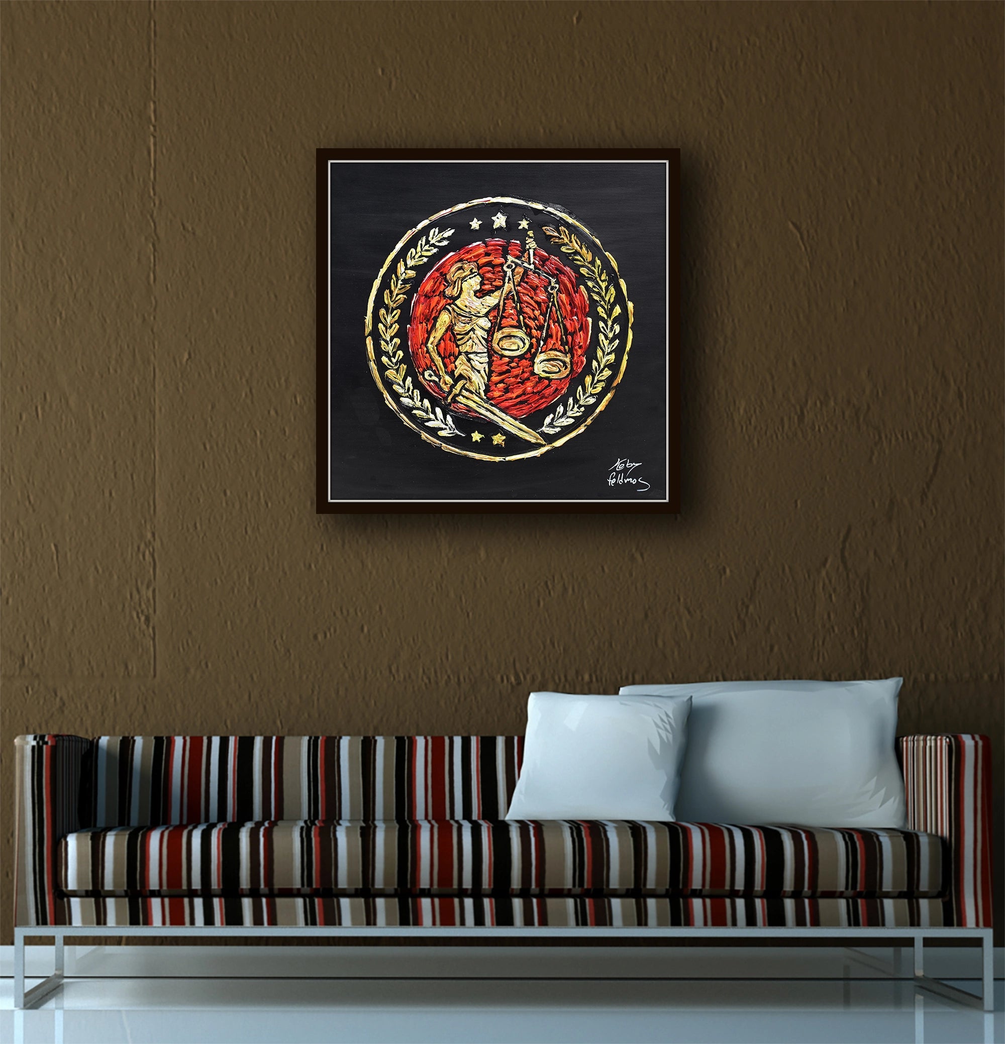 Scales of Justice Emblem