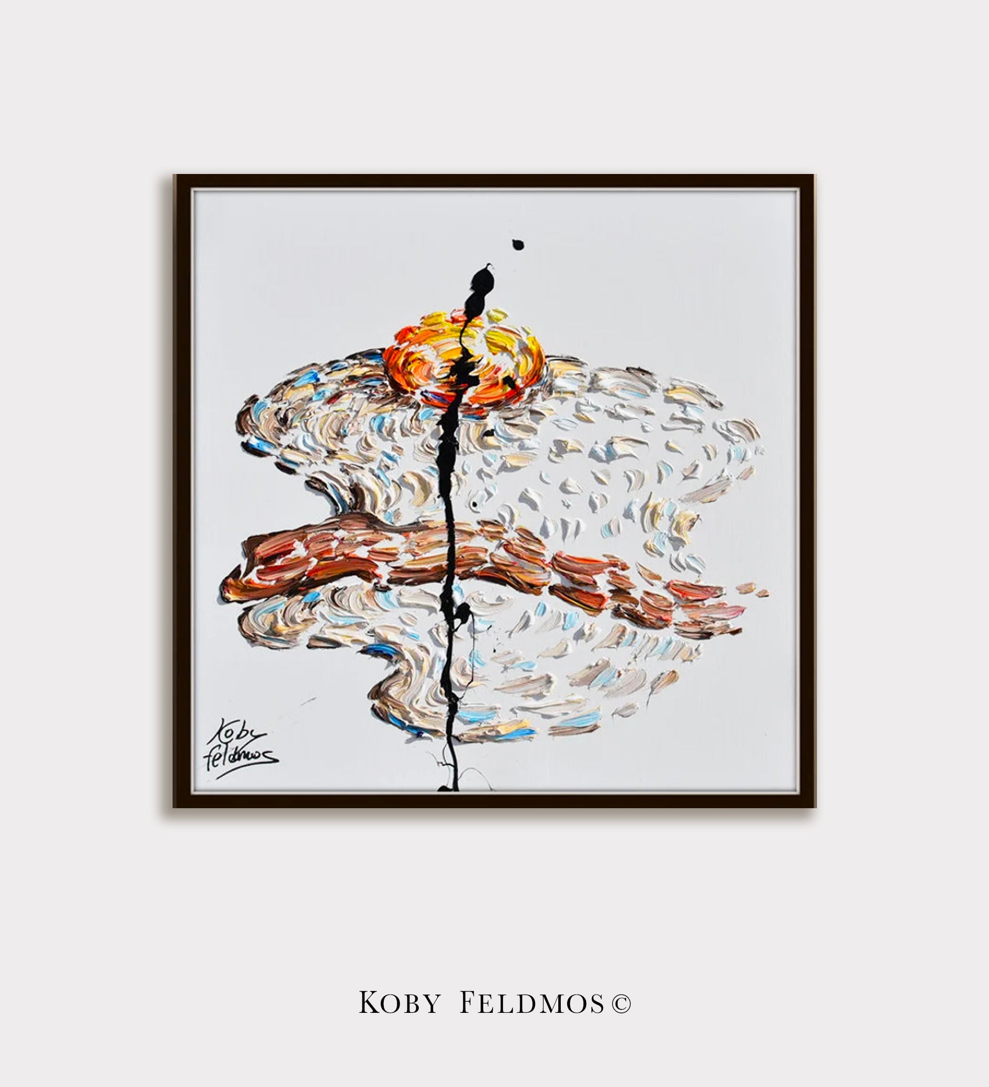 Abstract bacon & egg 25