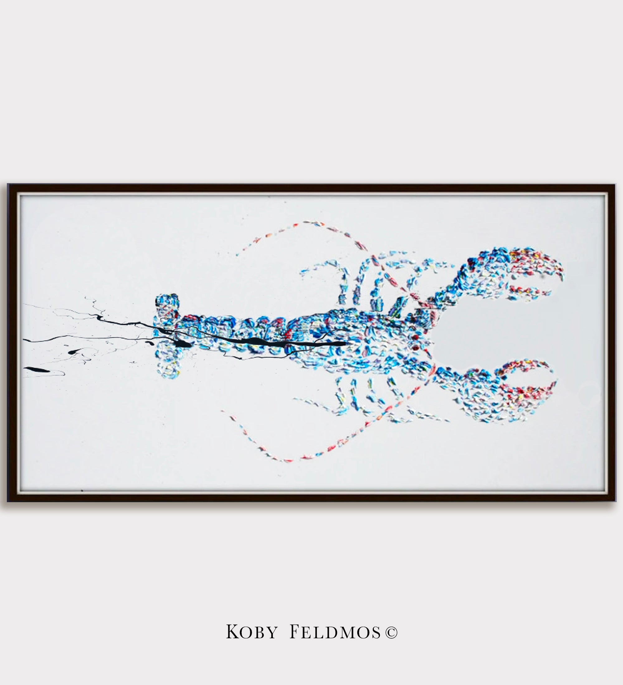 Blue lobster 55