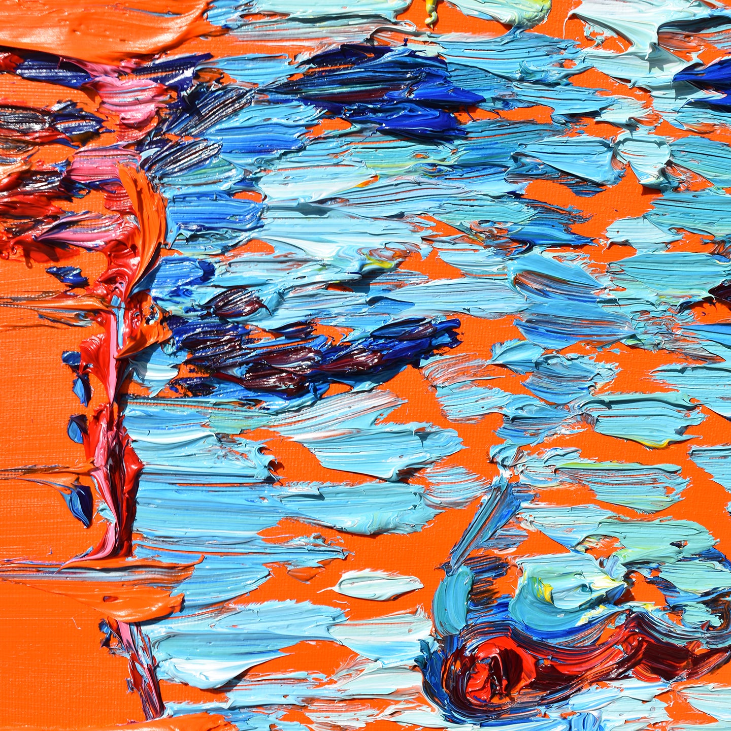 Blue Against Orange 40