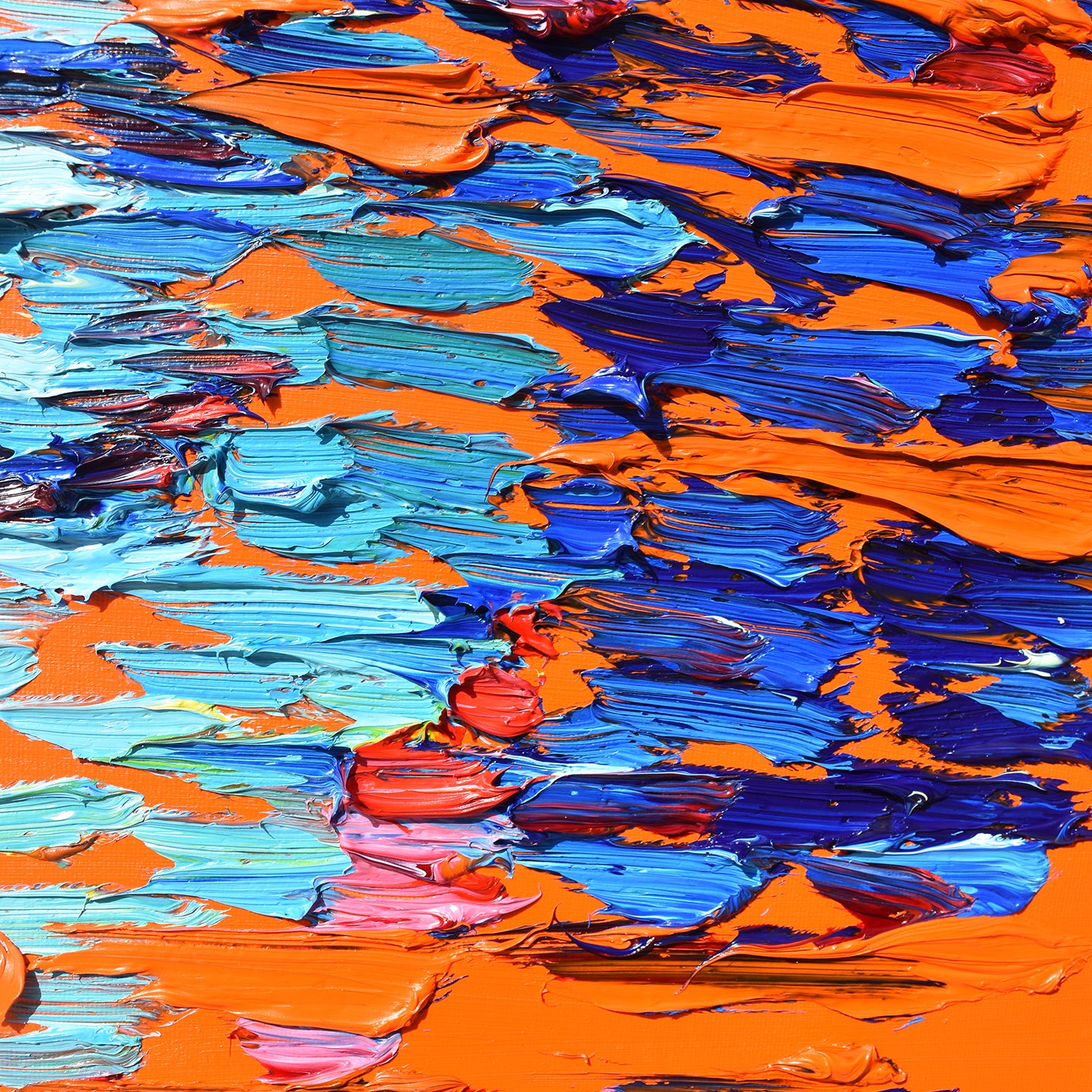 Blue Against Orange 40